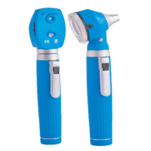 KIT DE ORGANOS Y SENTIDOS COMPUESTO DE OTOSCOPIO Y OFTALMOSCOPIO LUZ  LED MARCA STRONG MEDICAL