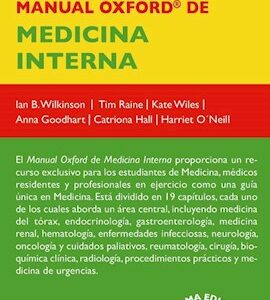 Manual Oxford de Medicina Interna Ed. 10 2018 Edición