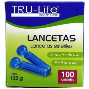 Lancetas Tru-life X 100 undades