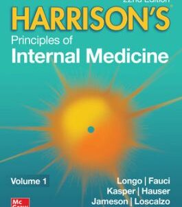 Harrison's Principles of Internal Medicine, Twenty-Second Edition (Vol.1 & Vol.2) 22nd Edition - By Dan Longo, Anthony S. Fauci, Dennis L. Kasper, Stephen Hauser, J. Larry Jameson, Joseph Loscalzo, Steven M Holland, Carol A. Langford