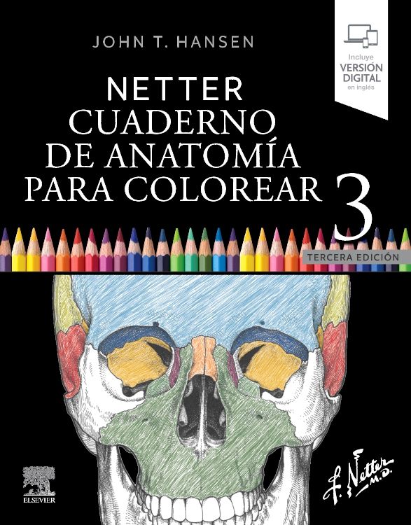 NETTER Cuaderno de Anatomía para Colorear - Autor Hansen, J.